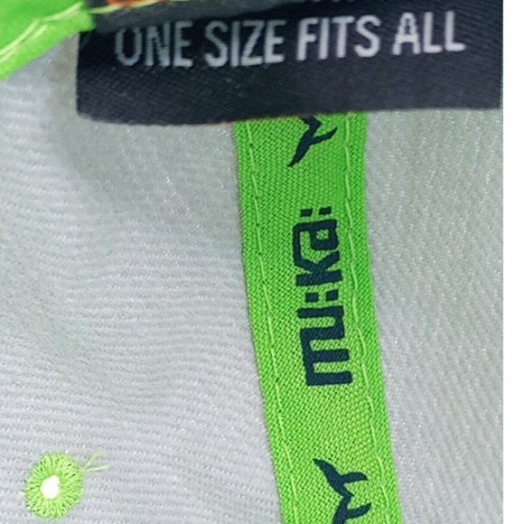 MU:KA Boston  Baseball Cap wide bill flat brim thick embroidery - Picture 9 of 10